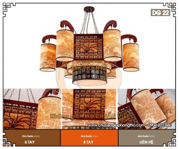 Đèn chùm treo nhà thờ họ DG22