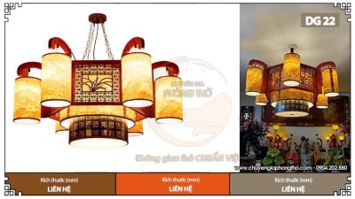 Đèn chùm treo nhà thờ họ DG22