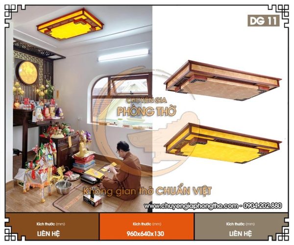 Đèn ốp trần hình chữ nhật DG11