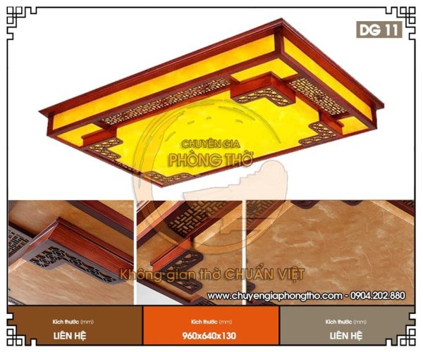 Đèn ốp trần hình chữ nhật DG11
