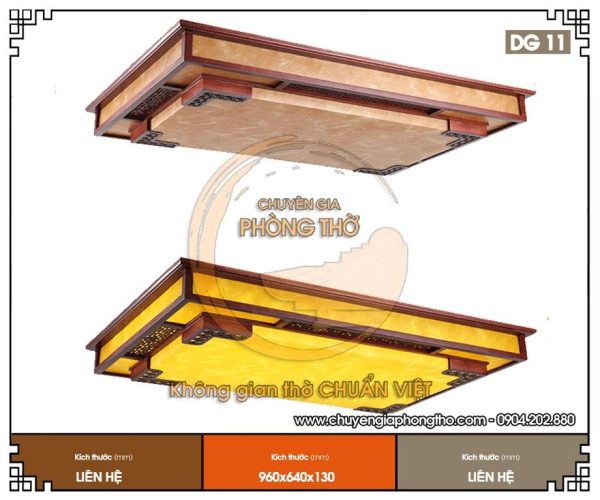 Đèn ốp trần hình chữ nhật DG11