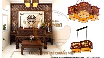 Đèn thả trần phòng thờ DG25