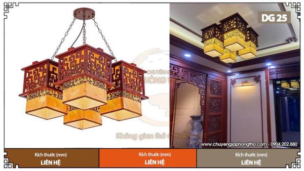 Đèn thả trần phòng thờ DG25