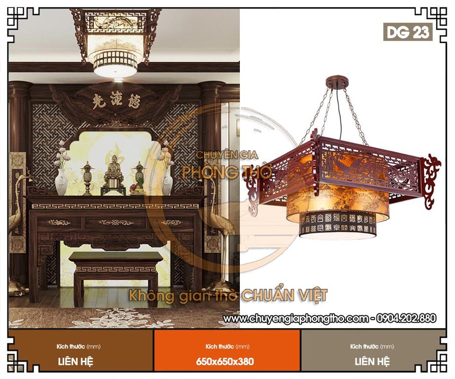 Đèn thả treo nhà thờ họ DG23 Đèn thả treo nhà thờ họ DG23