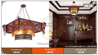 Đèn thả treo nhà thờ họ DG23