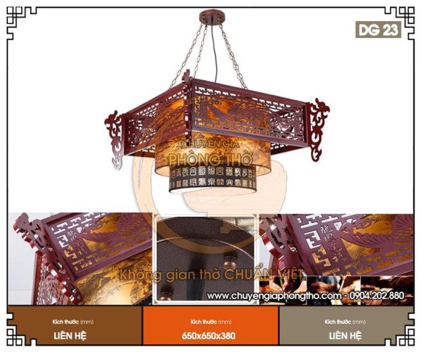 Đèn thả treo nhà thờ họ DG23