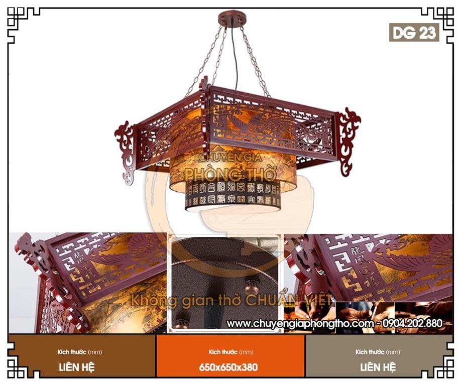 Đèn thả treo nhà thờ họ DG23 Đèn thả treo nhà thờ họ DG23