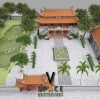 Bản vẽ thiết kế nhà thờ họ 2 tầng 8 mái tại Huyện Phú Lộc, Thừa Thiên Huế