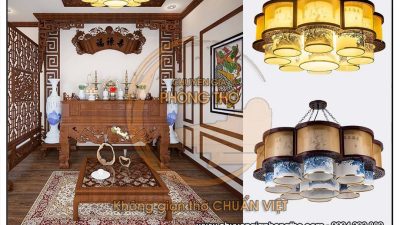 Đèn chùm phong cách trung hoa DG37 trang trí phòng thờ