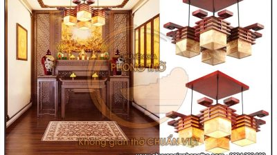 Đèn chùm trang trí phòng thờ DG31