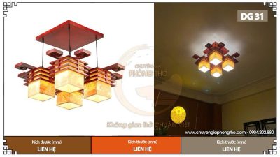 Đèn chùm trang trí phòng thờ DG31