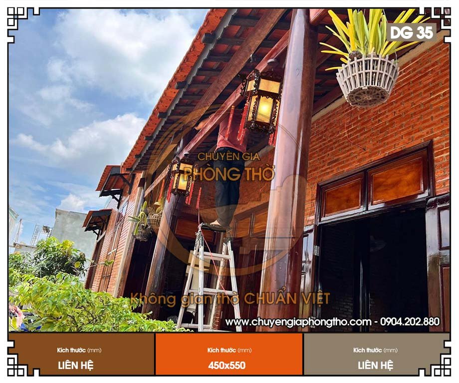 Đèn lồng trang trí phòng thờ DG35 Đèn lồng trang trí phòng thờ DG35