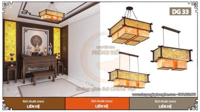 Đèn treo trần phòng thờ DG33