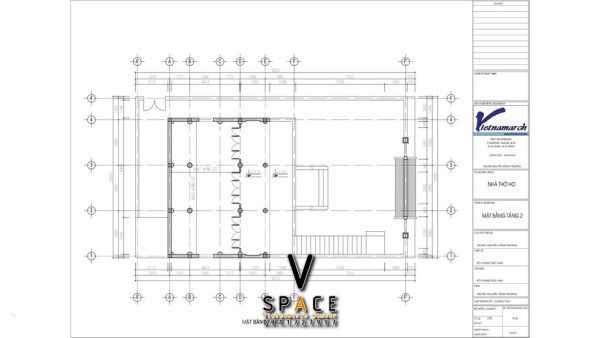 Kiến trúc truyền thống nhà thờ họ 2 tầng 2 mái 3 gian tại Huyện Tương Dương, Nghệ An