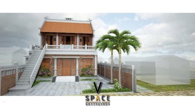 Kiến trúc truyền thống nhà thờ họ 2 tầng 2 mái 3 gian tại Huyện Tương Dương, Nghệ An