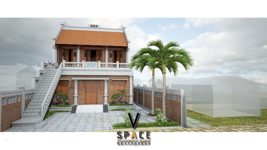 Kiến trúc truyền thống nhà thờ họ 2 tầng 2 mái 3 gian tại Huyện Tương Dương, Nghệ An Kiến trúc truyền thống nhà thờ họ 2 tầng 2 mái 3 gian tại Huyện Tương Dương, Nghệ An