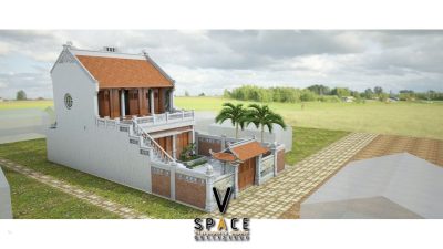 Kiến trúc truyền thống nhà thờ họ 2 tầng 2 mái 3 gian tại Huyện Tương Dương, Nghệ An