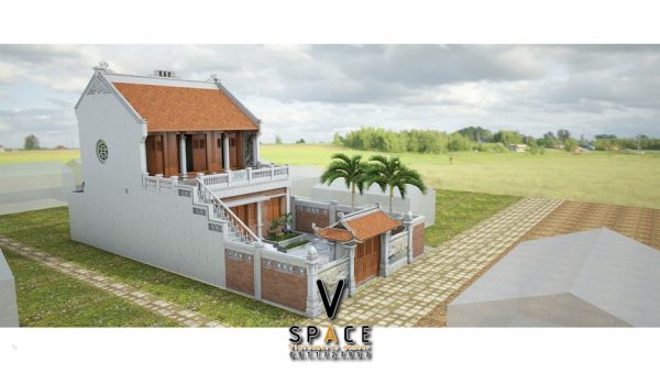 Kiến trúc truyền thống nhà thờ họ 2 tầng 2 mái 3 gian tại Huyện Tương Dương, Nghệ An