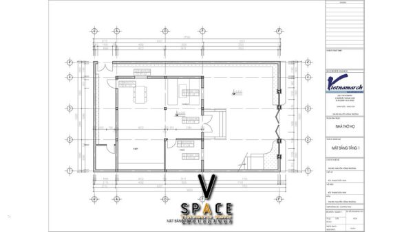 Kiến trúc truyền thống nhà thờ họ 2 tầng 2 mái 3 gian tại Huyện Tương Dương, Nghệ An