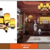 Mẫu đèn chùm cho phòng thờ DG28