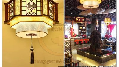 Mẫu đèn phòng thờ chữ thọ DG40