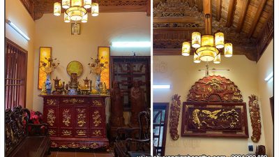 Mẫu đèn trần phòng thờ DG34