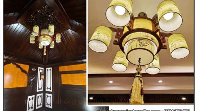 Mẫu đèn trần phòng thờ DG34