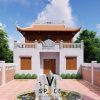Bản vẽ nhà thờ họ 3 gian 4 mái 2 tầng tại Huyện Đắk Glei, Kon Tum