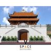 Phương án thiết kế nhà thờ họ 2 tầng 8 mái tại Thị Xã Buôn Hồ, Đắk Lắk