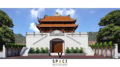 Phương án thiết kế nhà thờ họ 2 tầng 8 mái tại Thị Xã Buôn Hồ, Đắk Lắk