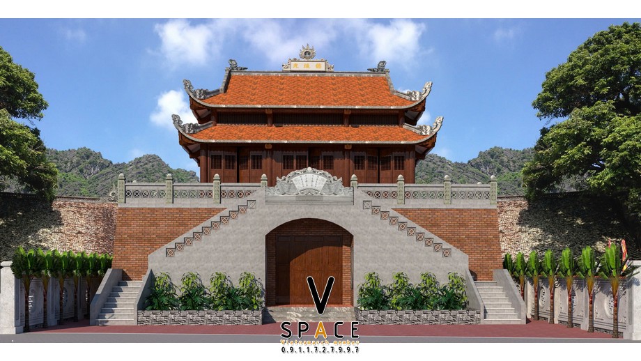 Phương án thiết kế nhà thờ họ 2 tầng 8 mái tại Thị Xã Buôn Hồ, Đắk Lắk Phương án thiết kế nhà thờ họ 2 tầng 8 mái tại Thị Xã Buôn Hồ, Đắk Lắk
