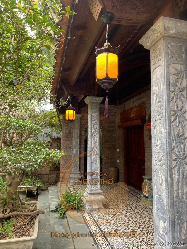 Mẫu đèn treo hiên nhà thờ họ DG43