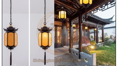 Mẫu đèn treo hiên nhà thờ họ DG43