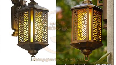 Đèn gắn cổng chống nước ngoài trời DG46