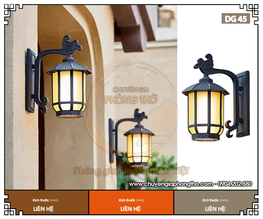 Đèn trang trí cột nhà DG45 hiện đại và sang trọng Đèn trang trí cột nhà DG45 hiện đại và sang trọng