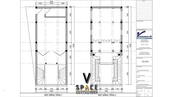 Kiến trúc nhà thờ họ 2 tầng 3 gian tại Huyện Nam Trực, Nam Định