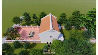 Nhà thờ họ 2 tầng đơn giản tại Huyện Tân Biên, Tây Ninh