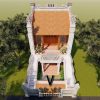 Phối cảnh nhà thờ họ 2 tầng 2 mái tại Huyện Lục Nam, Bắc Giang
