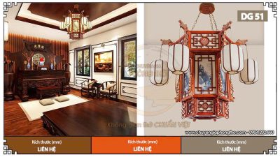 Đèn lồng phong cách trung hoa DG51
