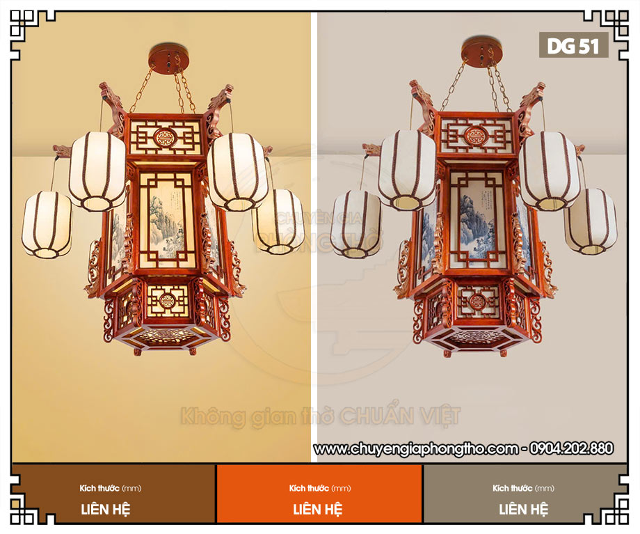 Đèn lồng phong cách trung hoa DG51 Đèn lồng phong cách trung hoa DG51