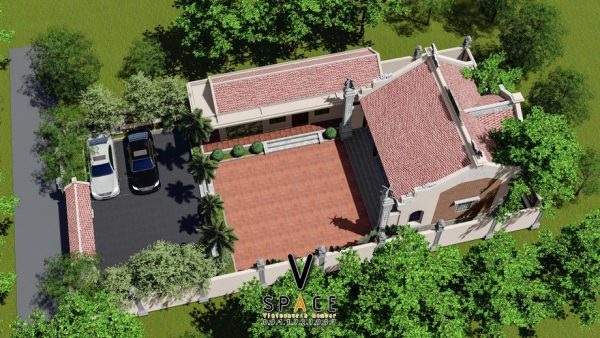 Kiến trúc nhà thờ họ có hậu cung kết hợp cột đá đồng trụ tại phường Quế Võ, Bắc Ninh