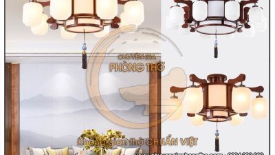 Đèn chùm phong cách á đông DG57