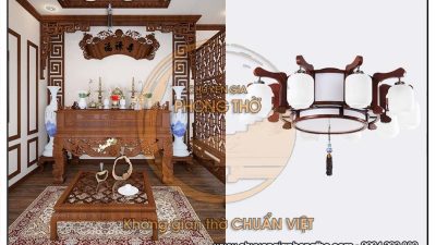 Đèn chùm phong cách á đông DG57