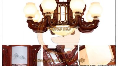 Đèn chùm treo nhà gỗ DG59 cao cấp