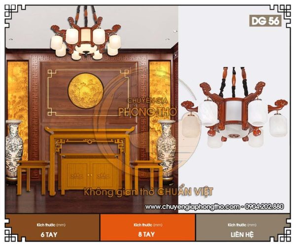 Đèn phòng thờ cao cấp DG56
