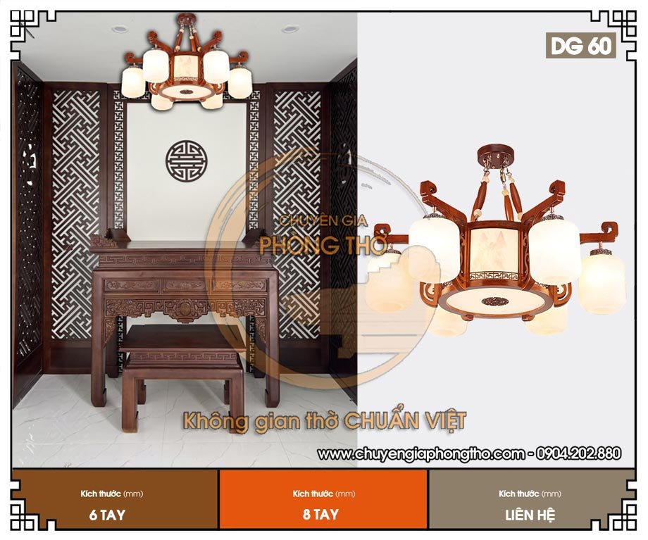 Mẫu đèn chùm trang trí biệt thự DG60 Mẫu đèn chùm trang trí biệt thự DG60