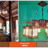 Mẫu đèn chùm trang trí nhà gỗ DG61
