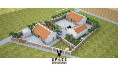 Nhà thờ họ 2 mái có tắc môn đá tại xã Mường Nhé, Điện Biên