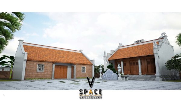 Nhà thờ họ 2 mái có tắc môn đá tại xã Mường Nhé, Điện Biên