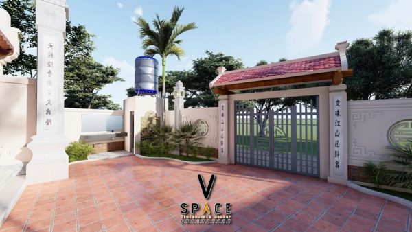 Nhà thờ họ 3 gian 2 mái có hậu cung tại phường Lào Cai